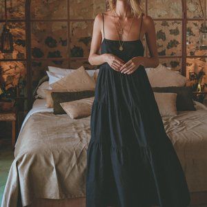 Aura The Label Tiered Maxi Dress